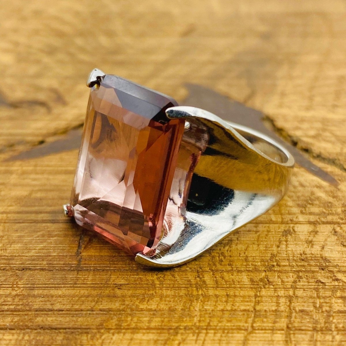 Women's Morganite Stone Ring - TryAladdin