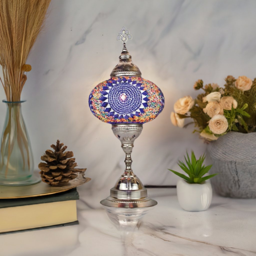 HND Handicraft | Handmade Turkish - Moroccan Mosaic Table Lamp - TryAladdin