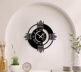 NR Dizayn | Roman Numeral Modern Metal Wall Clock - TryAladdin